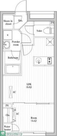 コンポジット渋谷本町の物件間取画像